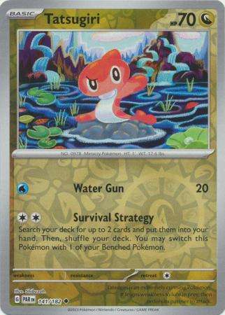 Pokemon Trading Card Game - Tatsugiri - 141/182 - Uncommon Reverse Holo Scarlet & Violet: Paradox Ri