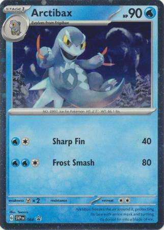 Pokemon Trading Card Game - Arctibax - SVP064 - Holo Promo Pokemon Scarlet & Violet
