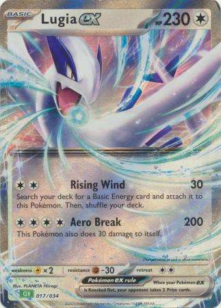 Pokemon Trading Card Game - Lugia ex - 017/034 - CLV Pokemon Trading Card Game Classic