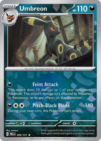 Pokemon Trading Card Game - Umbreon - 059/131 - Pokeball Reverse Holo Rare