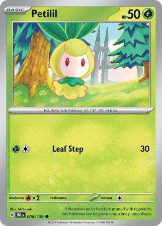 Pokemon Trading Card Game - Petilil - 006/159 - Common - Journey together
