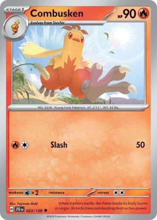 Pokemon Trading Card Game - Combusken - 023/159 - Uncommon Journey together