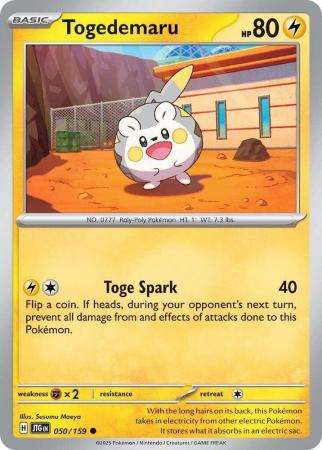 Pokemon Trading Card Game - Togedemaru - 050/159 - Common Journey together