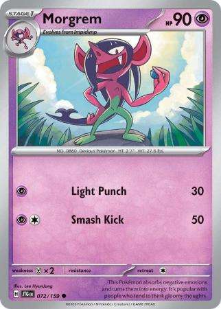 Pokemon Trading Card Game - Morgrem - 072/159 - Common - Journey together