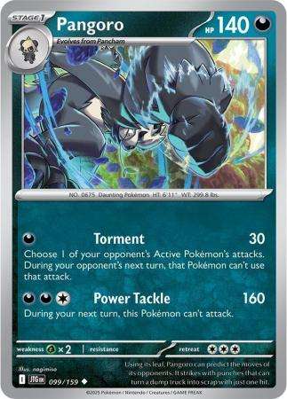 Pokemon Trading Card Game - Pangoro - 099/159 - Uncommon Journey together