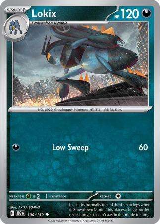 Pokemon Trading Card Game - Lokix - 100/159 - Uncommon Journey together