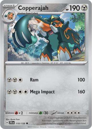 Pokemon Trading Card Game - Copperajah - 110/159 - Uncommon Journey together
