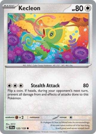 Pokemon Trading Card Game - Kecleon - 122/159 - Common - Journey together