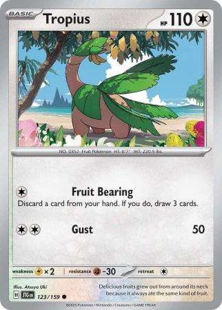 Pokemon Trading Card Game - Tropius - 123/159 - Common - Journey together
