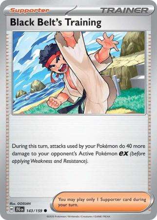 Pokemon Trading Card Game - Black Belt's Training - 143/159 - Common - Uncommon Journey together