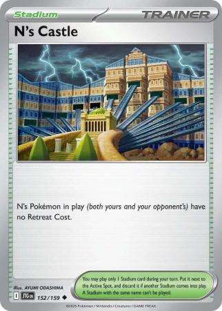 Pokemon Trading Card Game - N's Castle - 152/159 - Uncommon - Journey together