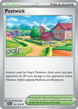 Pokemon Trading Card Game - Postwick - 154/159 - Uncommon - Journey together