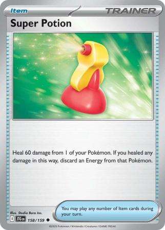 Pokemon Trading Card Game - Super Potion - 158/159 - Uncommon - Journey together