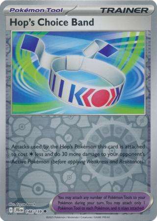 Pokemon Trading Card Game - Hop's Choice Band - 148/159 - Uncommon Reverse Holo Journey together
