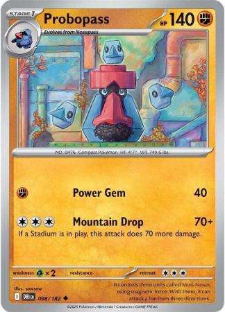 Pokemon Trading Card Game - Probopass - 098/182 - Uncommon - Destined Rivals