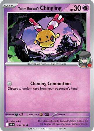 Pokemon Trading Card Game - Team Rocket's Chingling - 085/182 - Common - Destined Rivals