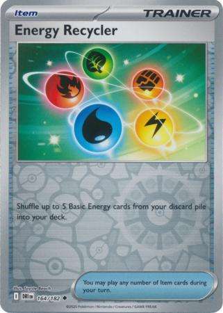 Pokemon Trading Card Game - Energy Recycler - 164/182 - Reverse Holo - Destined Rivals