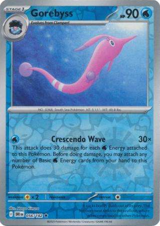 Pokemon Trading Card Game - Gorebyss - 056/182 - Reverse Holo - Destined Rivals
