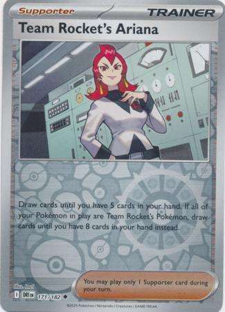 Pokemon Trading Card Game - Team Rocket's Ariana - 171/182 - Reverse Holo - Destined Rivals