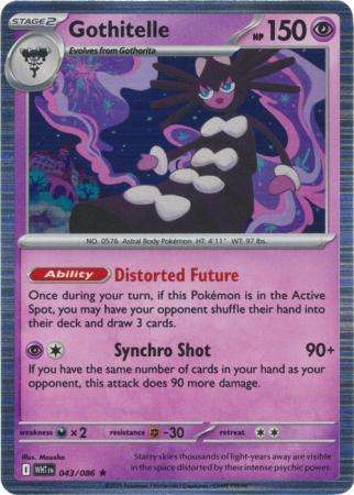 Pokemon Trading Card Game - Gothitelle - 043/086 - Holo Rare Scarlet & Violet: White Flare