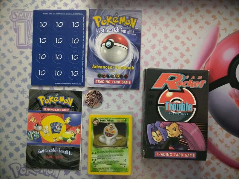 Pokemon Trading Card Game - Team Rocket Theme Deck - "Trouble" Vintage