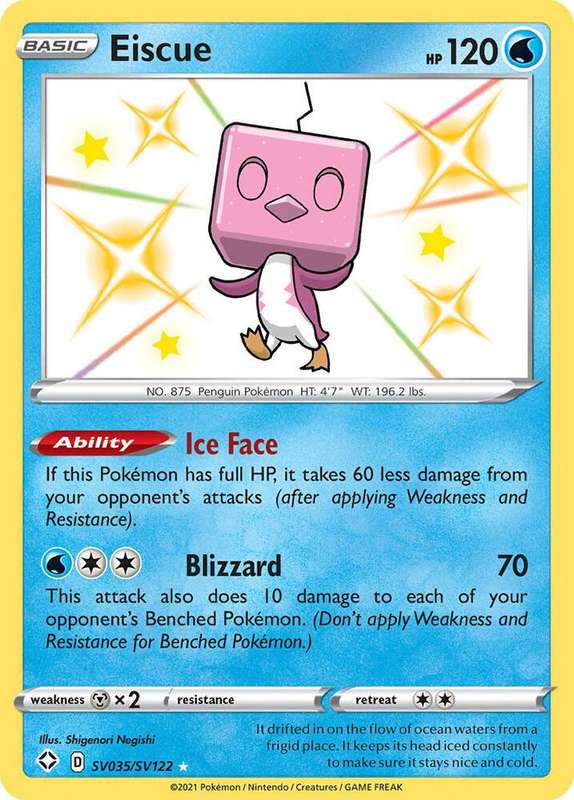 Pokemon Trading Card Game - Eiscue - Shining Fates: Shiny Vault (SHFSV)