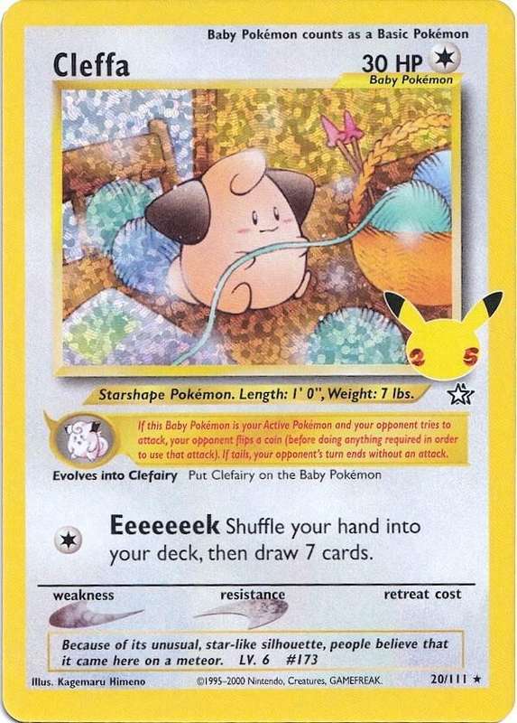Pokemon Trading Card Game - Cleffa - Celebrations: Classic Collection (CCC)