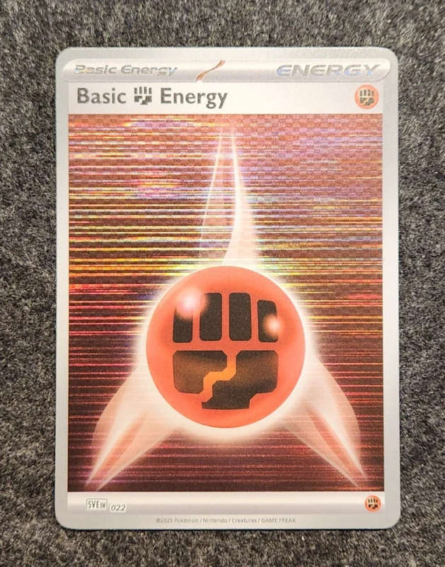 Pokemon Trading Card Game - Black Bolt & White Flare Holo Energy - Fighting