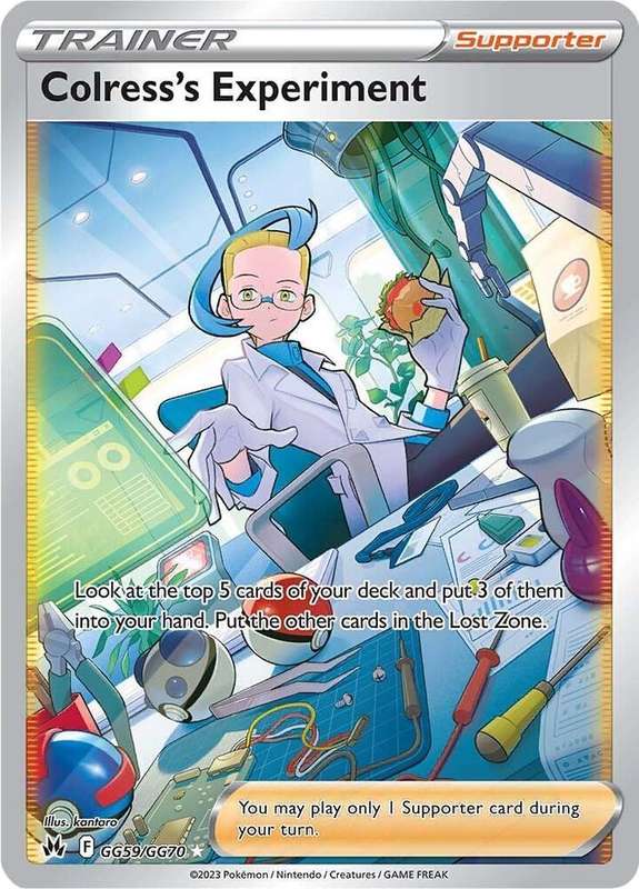 Pokemon Trading Card Game - Colress's Experiment - Crown Zenith: Galarian Gallery (CRZ:GG)