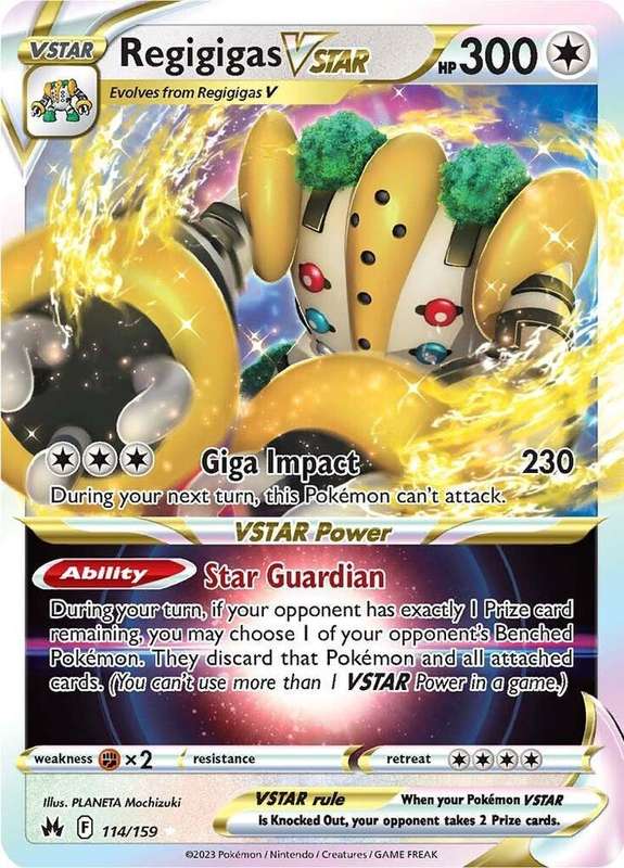 Pokemon Trading Card Game - Regigigas VSTAR - Crown Zenith (CRZ)