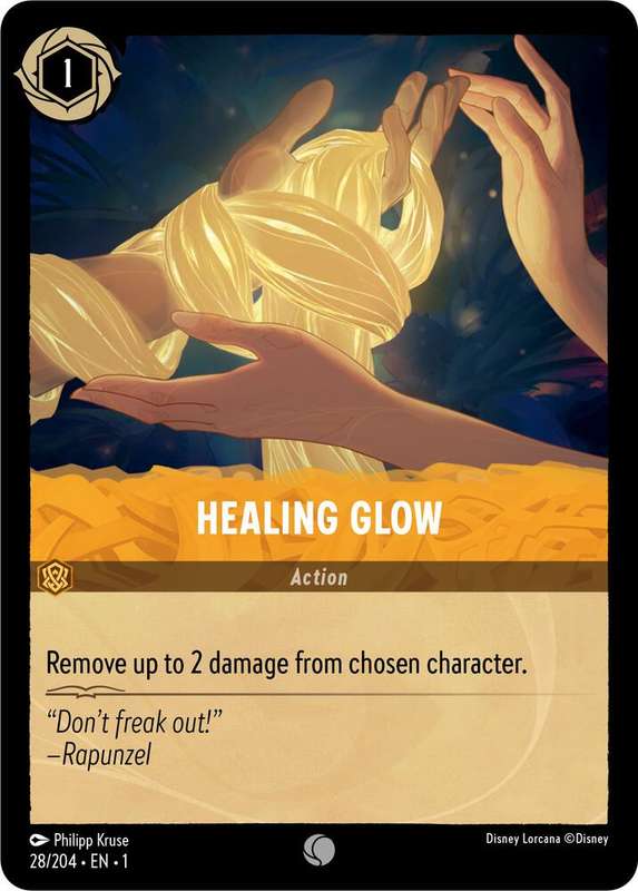 Disney Lorcana Trading Card Game - Healing Glow - The First Chapter (1)