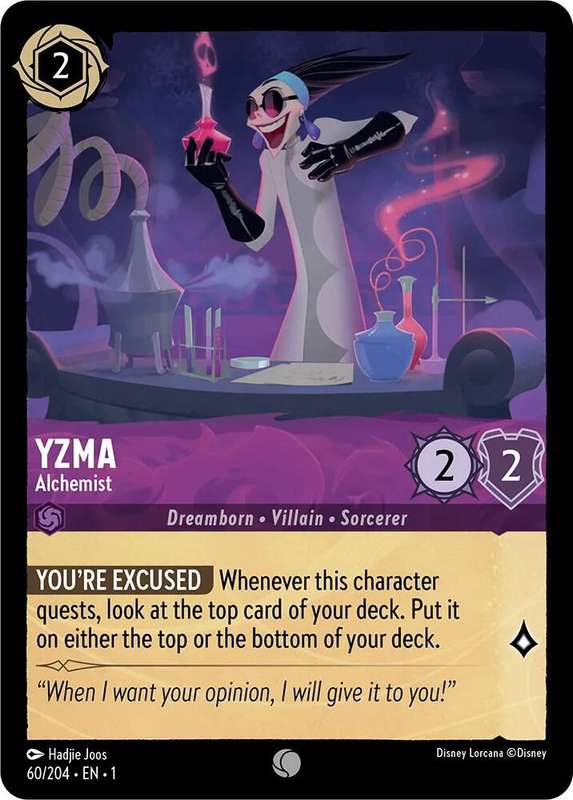 Disney Lorcana Trading Card Game - Yzma - Alchemist - The First Chapter (1)