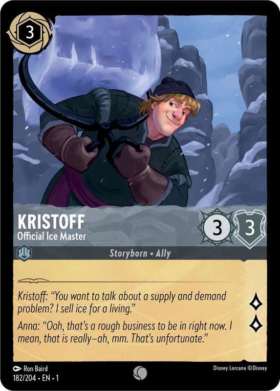 Disney Lorcana Trading Card Game - Kristoff - Official Ice Master - The First Chapter (1)