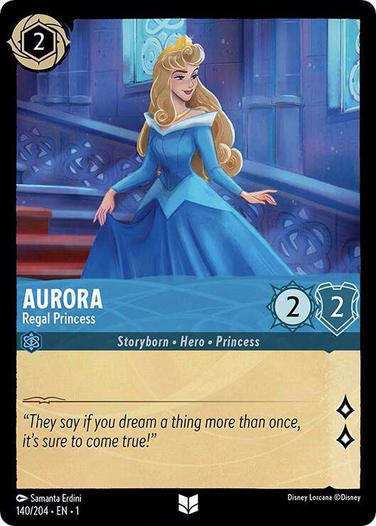 Disney Lorcana Trading Card Game - Aurora - Regal Princess - The First Chapter (1)