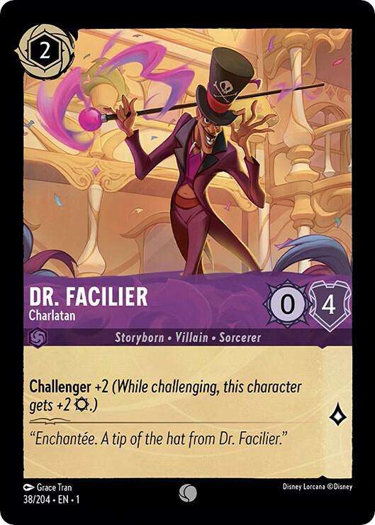 Disney Lorcana Trading Card Game - Dr. Facilier - Charlatan - The First Chapter (1)