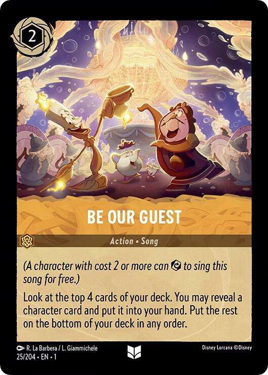 Disney Lorcana Trading Card Game - Be Our Guest - The First Chapter (1)