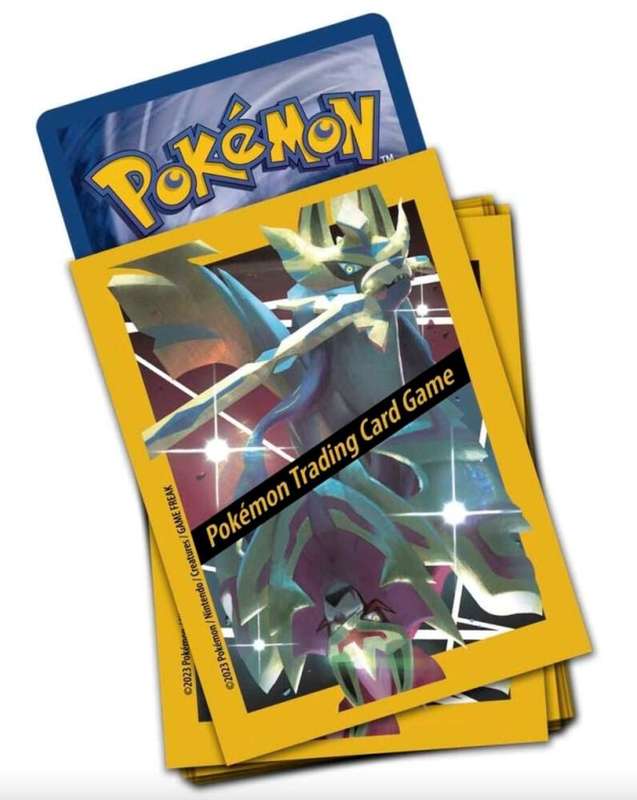 Pokemon Trading Card Game - Crown Zenith Figure Collection Card Sleeves - Shiny Zacian & Zamazenta