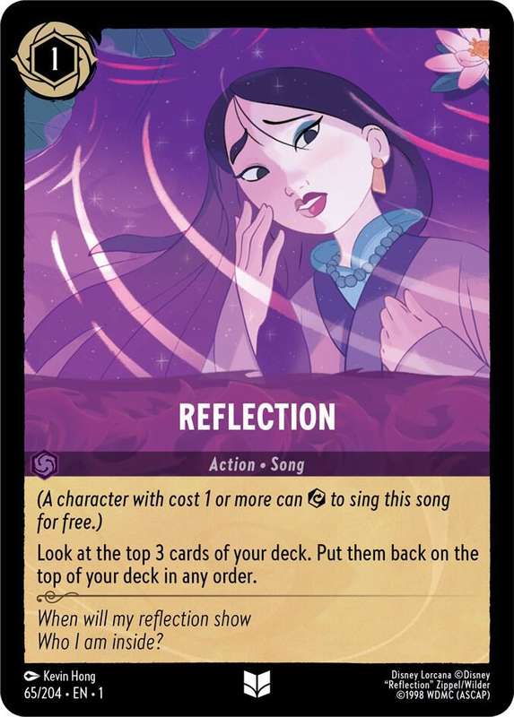 Disney Lorcana Trading Card Game - Reflection - The First Chapter (1)