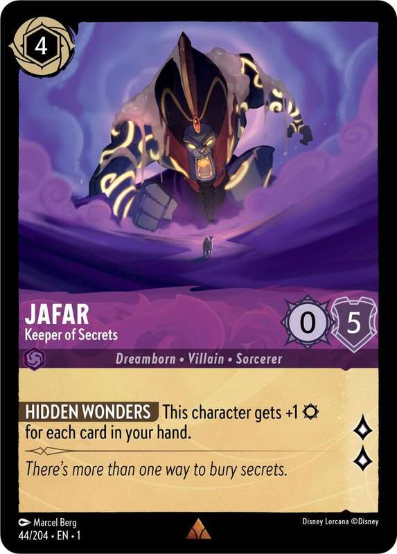 Disney Lorcana Trading Card Game - Jafar - Keeper of Secrets - The First Chapter (1)