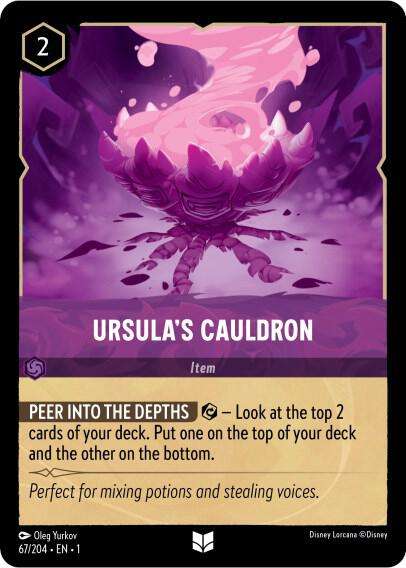 Disney Lorcana Trading Card Game - Ursula's Cauldron - The First Chapter (1)