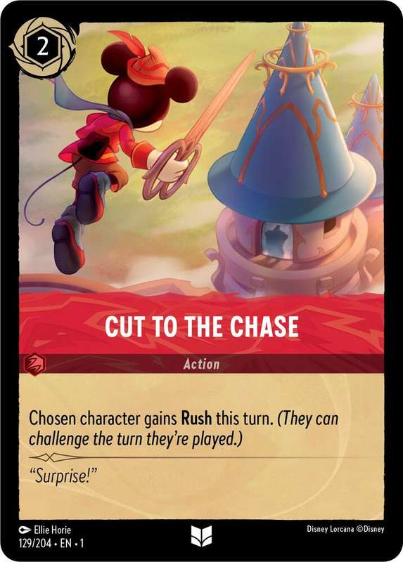 Disney Lorcana Trading Card Game - Cut to the Chase - The First Chapter (1)