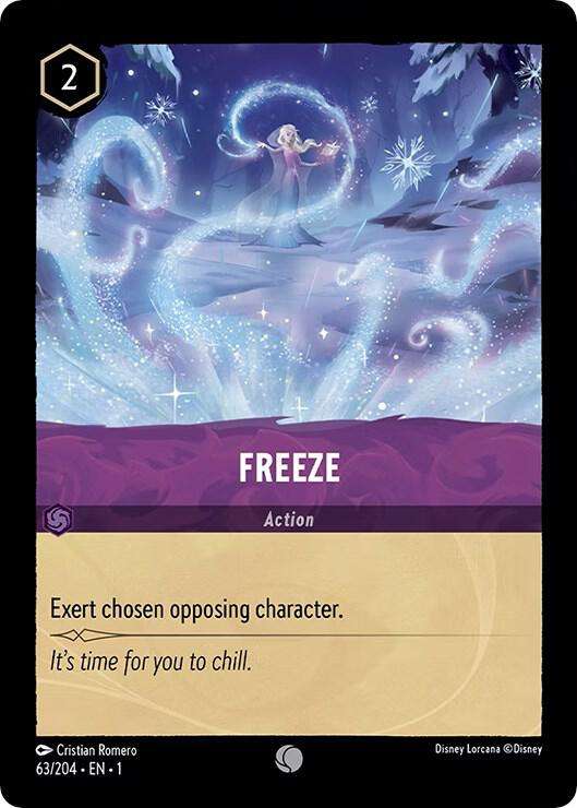 Disney Lorcana Trading Card Game - Freeze - The First Chapter (1)
