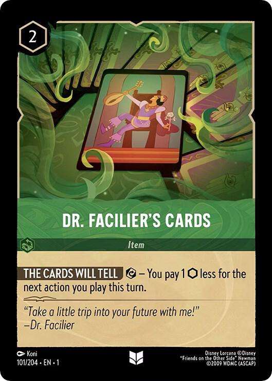 Disney Lorcana Trading Card Game - Dr. Facilier's Cards - The First Chapter (1)