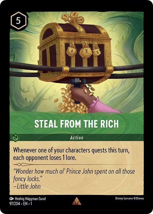 Disney Lorcana Trading Card Game - Steal From The Rich - The First Chapter (1)