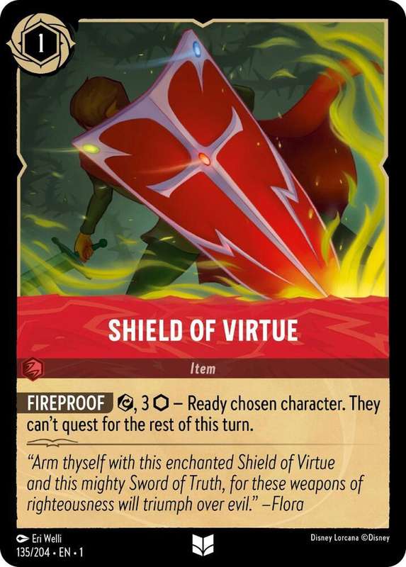 Disney Lorcana Trading Card Game - Shield of Virtue - The First Chapter (1)