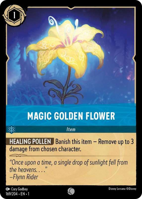 Disney Lorcana Trading Card Game -  Magic Golden Flower - The First Chapter (1)