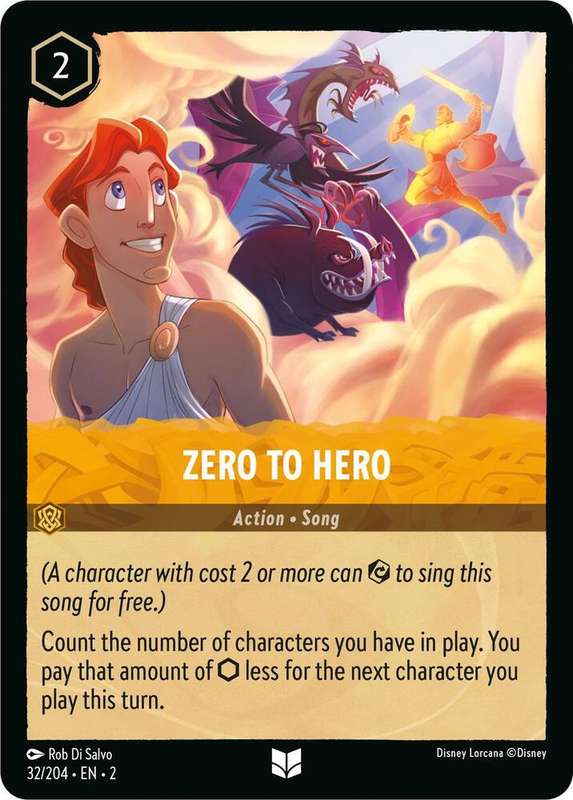 Disney Lorcana Trading Card Game - Zero To Hero - Rise of the Floodborn (2)