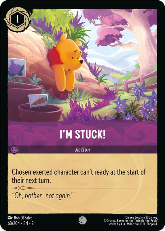 Disney Lorcana Trading Card Game - I'm Stuck! - Rise of the Floodborn (2)