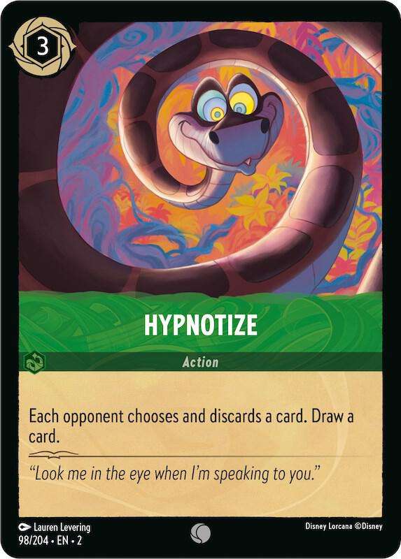 Disney Lorcana Trading Card Game - Hypnotize - Rise of the Floodborn (2)