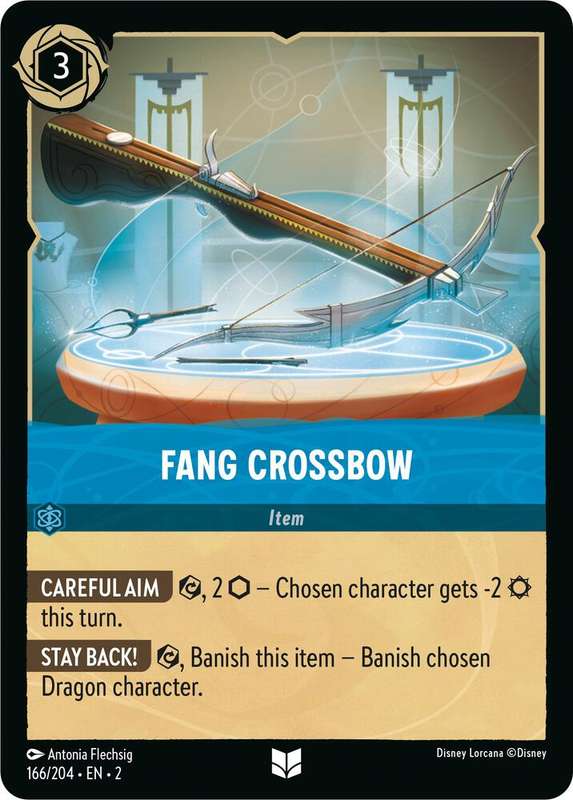 Disney Lorcana Trading Card Game - Fang Crossbow - Rise of the Floodborn (2)